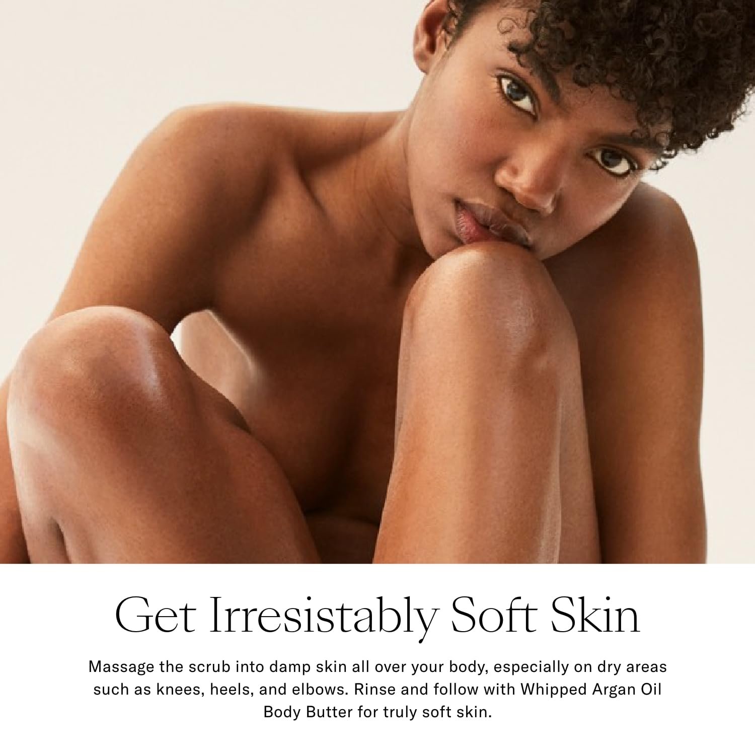 Josie Maran Sugar Body Scrub - Argan Oil Exfoliating Sugar Scrub with Coconut Oil & Shea Butter - Softens, Smooths & Hydrates Dry Skin - Vegan & Cruelty Free - Sweet Clementine (10 oz) - Image 4