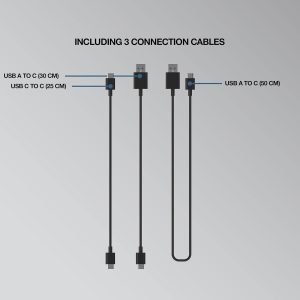 Reloop Advanced Laptop Stand with USB-C PD Hub (AMS, black (AMS-STAND-HUB)