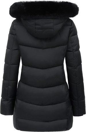 MOERDENG Women’s Winter Windproof Warm Down Coats Waterproof Thicken Hooded fashions...