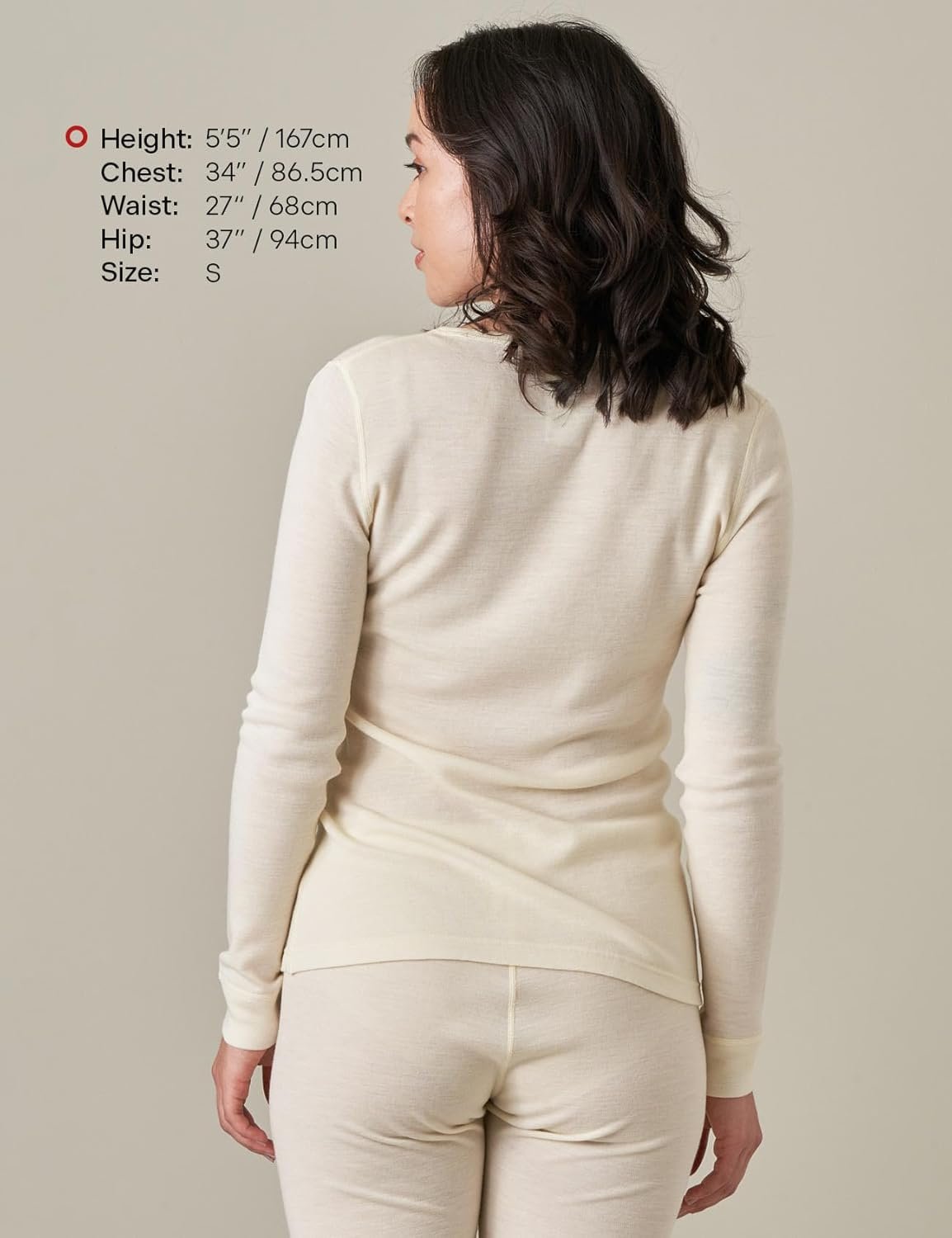 LAPASA Womens 100% Merino Wool Base Layer Midweight Activewear Thermal Underwear Long John Shirt Long Sleeve Pants L48/L49 - Image 2