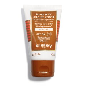 Sisley Paris Tinted Sunscreen Cream SPF 30, 1 Natural – 40 mL – Non-Greasy Tin...