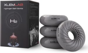 4packs Molecular Hydrogen Bath Bombs for Relax Muscle Recovery Boost Energy– 14 Days Reuseable H2 Hydrogen Water Tablets for Ice Plunge Spa, Full Body Soaking