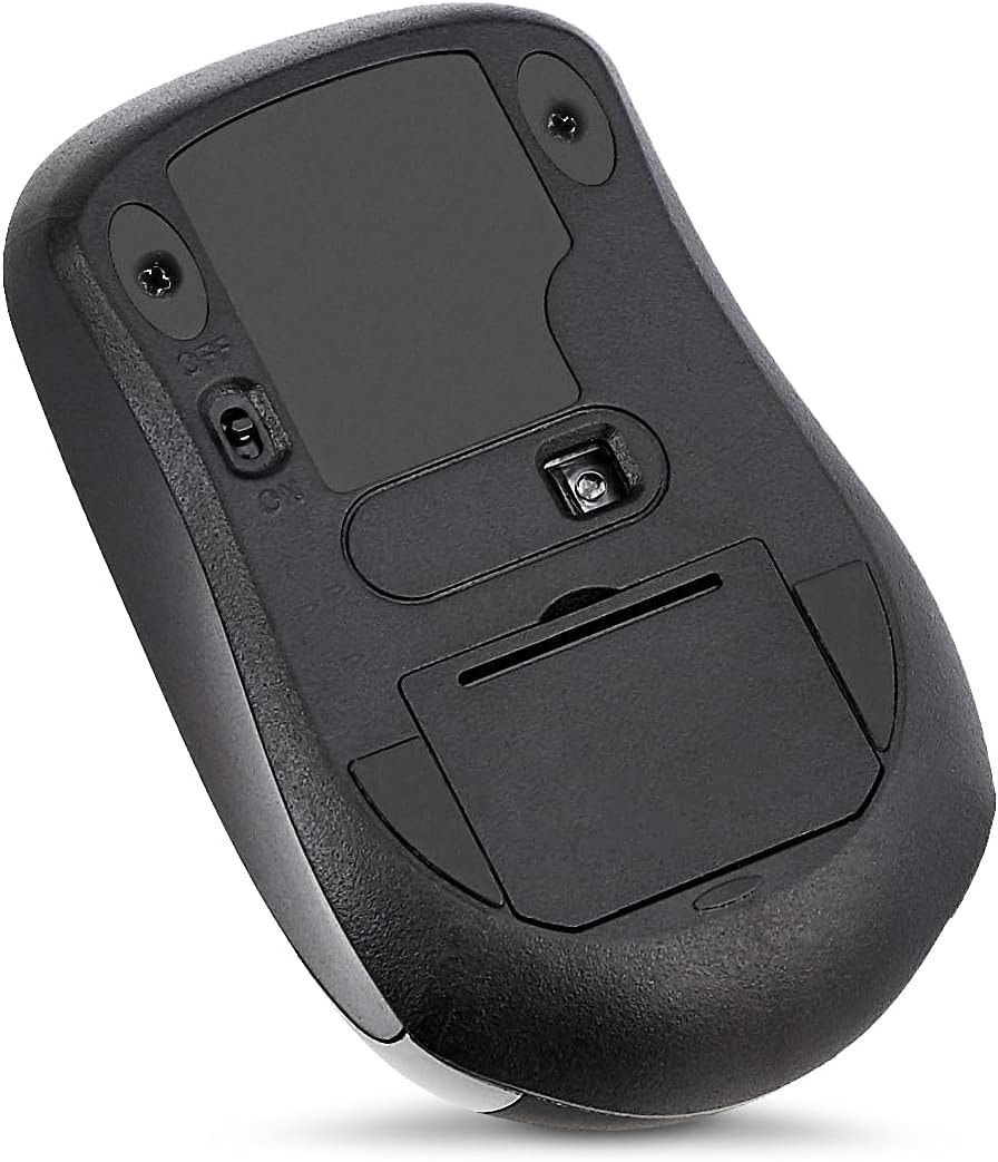 Amazon Basics 2.4 Ghz Wireless Optical Computer Mouse with USB Nano Receiver, Black, 30 Pack - Image 3