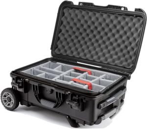 NANUK 935 Eco-Friendly Waterproof Hard Case with Heavy-Duty Wheels, Dividers and Eggshell Lid Foam, Black