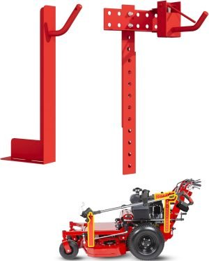 Zero Turn Mower Trimmer Holder, with Automatic Clamping and Locking System. Zero Turn Trimmer Rack Secures Trimmer to Lawn Mower Fit for Walk-Behind, Stand-On, and ZTR Mowers