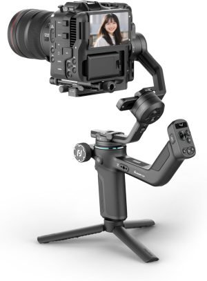 FeiyuTech SCORP-C2 Gimbal Stabilizer DSLR and Mirrorless Camera, Camera Gimbal with Built-in AI Tracking, Native Vertical Shooting, 3.5kg/7.72lbs Payload for Canon/Sony/Panasonic/Nikon/Fujifilm