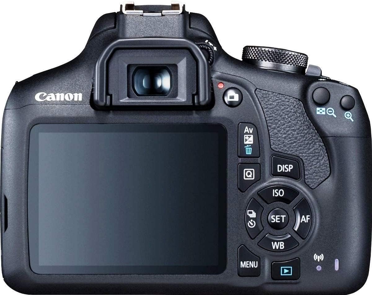 Canon EOS 2000D / Rebel T7 DSLR Camera w/EF-S 18-55mm f/3.5-5.6 Lens 3 Lens Kit: 128GB Memory + Wide Angle + Telephoto + Flash (Renewed) - Image 2