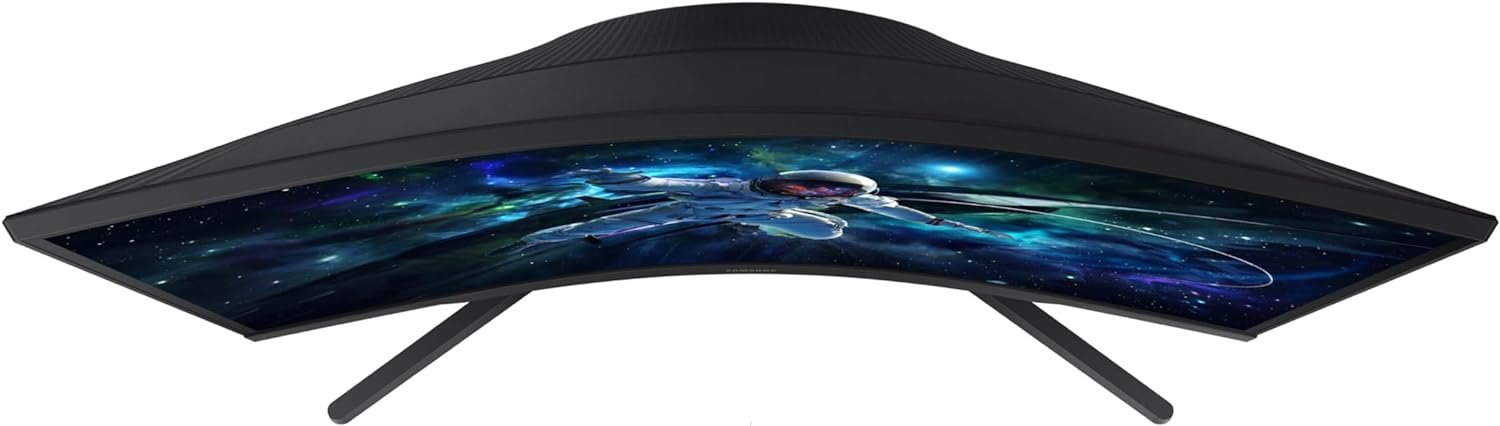 SAMSUNG 32" Odyssey G55C Series QHD 1000R Curved Gaming Monitor, 1ms(MPRT), HDR10, 165Hz, AMD Radeon FreeSync, Eye Care, Glare Free, Sharp Resolution LS32CG550ENXZA - Image 9