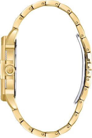 Bulova Men’s Crystal Octava Chronograph Quartz Watch, Pave Crystal Dial