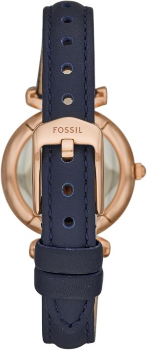 Fossil Women’s Carlie Quartz Stainless Steel Three-Hand Watch