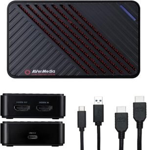 AVerMedia Live Gamer Ultra GC553 – 4K60 HDR Pass-Through, 4K30 Capture, Low Latency for Xbox Series X/S, PS5, Switch, Windows 11/macOS 10.13