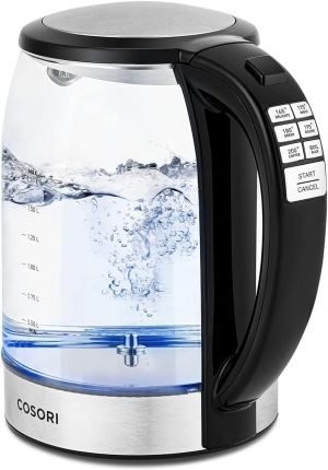 COSORI Electric Kettle Temperature Control with 6 Presets, 60min Keep Warm 1.7L Electric T...