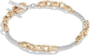 Coach Women’s Signature Mixed Chain Bracelet