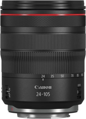 Canon RF 24-105mm f/4L IS USM Lens, Black – 2963C002