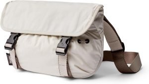 Bellroy Cinch Mini Messenger (6 liter lightweight, compact shoulder bag, water-resistant fabric, effortless organization) – Oat