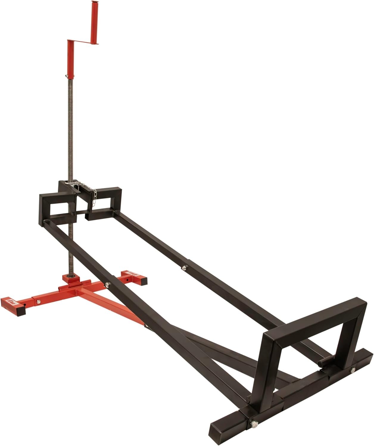 Extreme Max 5001.6781 Spiral Jack Platform Lift for Rider Lawn Mowers - 880 lbs. Capacity, Hand Crank Operation - Image 2
