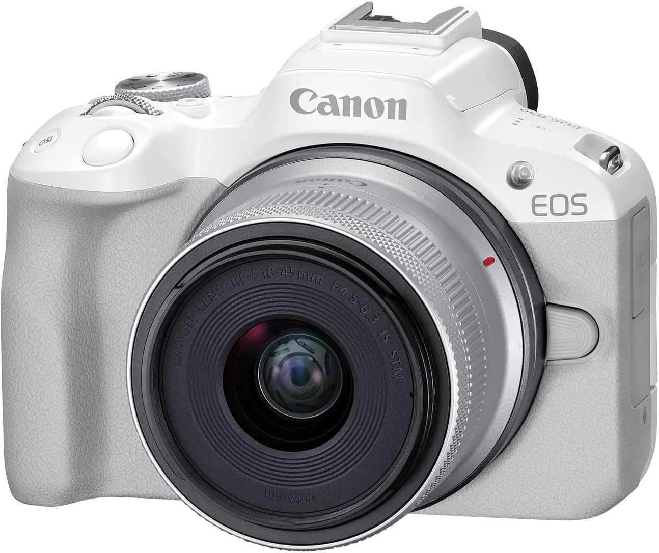 Canon EOS R50 Mirrorless Camera RF-S18-45mm F4.5-6.3 is STM Lens Kit, 24.2 Megapixel CMOS (APS-C) Sensor, 4K Video, Hybrid Camera, Photo and Video, Vlogging, Content Creator, RF Mount, White - Image 2