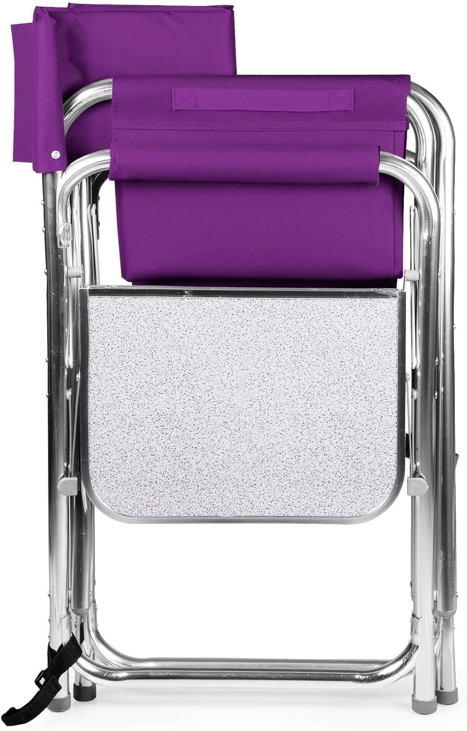 PICNIC TIME Sports Chair with Side Table, Outdoor Foldable Padded Adult Camping Chairs with Cup and Accessory Panel for Lawn, Beach, & Sports Use for Adults, up to 300-lbs Capacity, (Purple) - Image 10