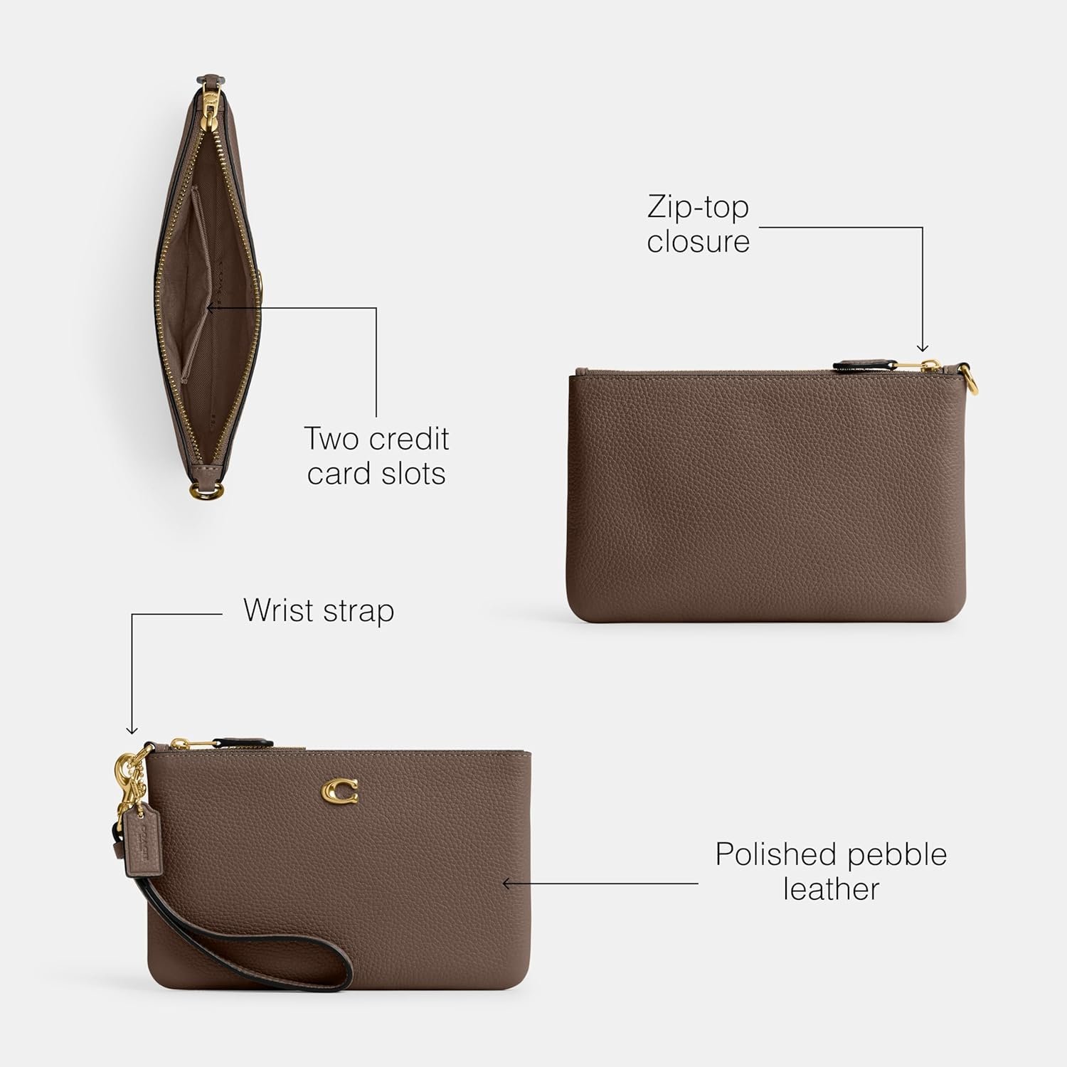COACH Small Wristlet - Image 3