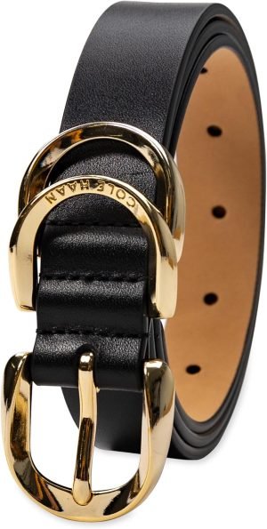 Cole Haan Women’s Metal Loop Skinny Dress Belt