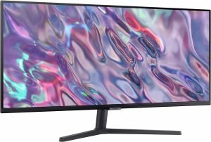SAMSUNG 34″ ViewFinity S50GC Series Ultra-WQHD Monitor, 100Hz, 5ms, HDR10, AMD FreeSync, Eye Care, Borderless Design, PIP, PBP, LS34C502GANXZA, 2023, Black
