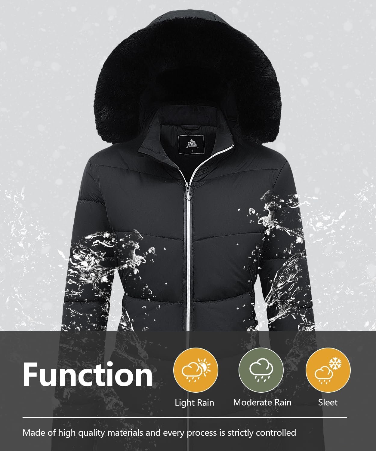 MOERDENG Women's Winter Windproof Warm Down Coats Waterproof Thicken Hooded fashions Puffer Jacket - Image 6
