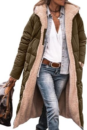 PRETTYGARDEN Women’s 2025 Winter Fashion Clothes Oversized Shearling Fleece Long Coa...