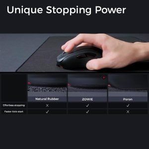 BenQ Zowie H-SR III Extra Large Esports Gaming Mouse Pad, Humidity Resistance Cloth, Consistent and Controlling Glide,Uniform high-Density Rubber Base with Medium Softness, Anti-Slip Base