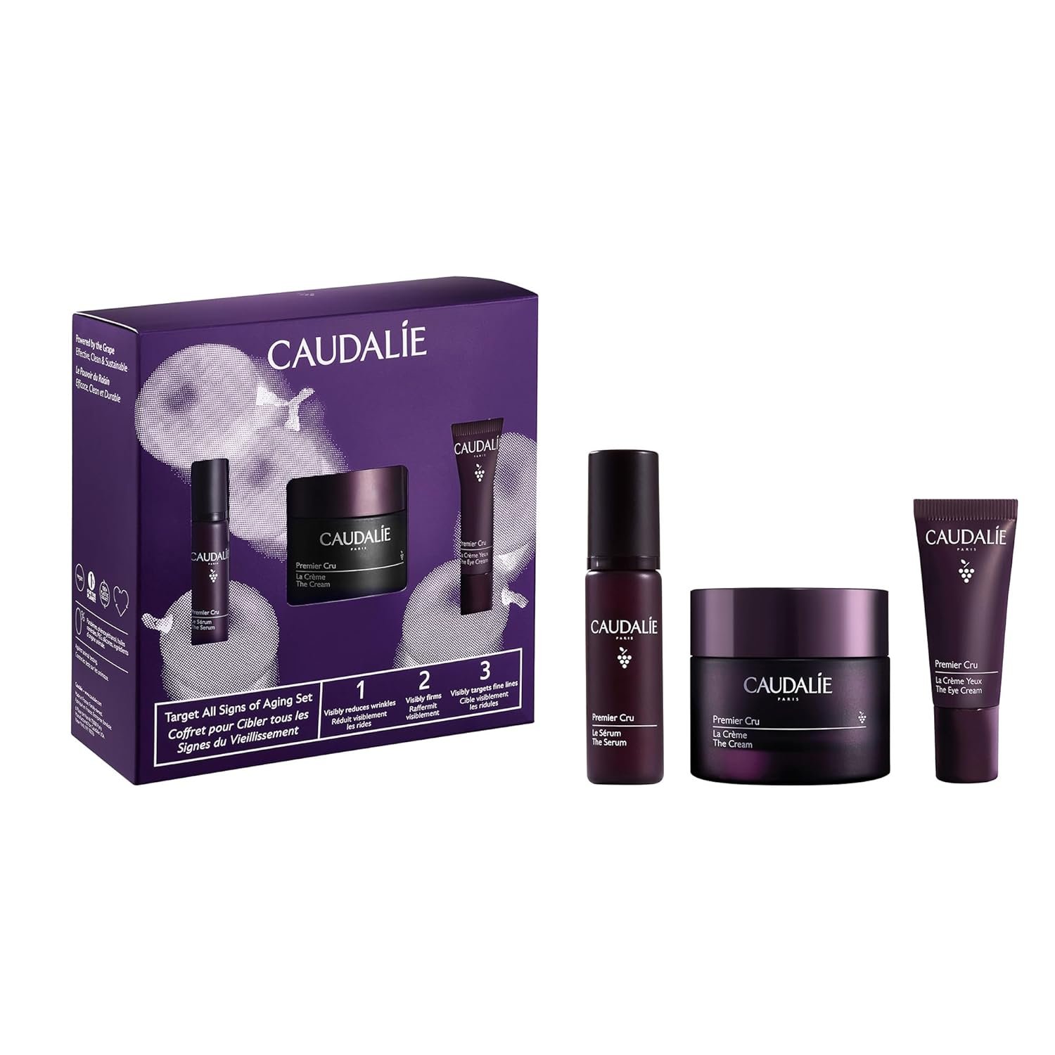 Caudalie Premier Cru Anti-Aging Cream Moisturizer, Refillable - 50 mL