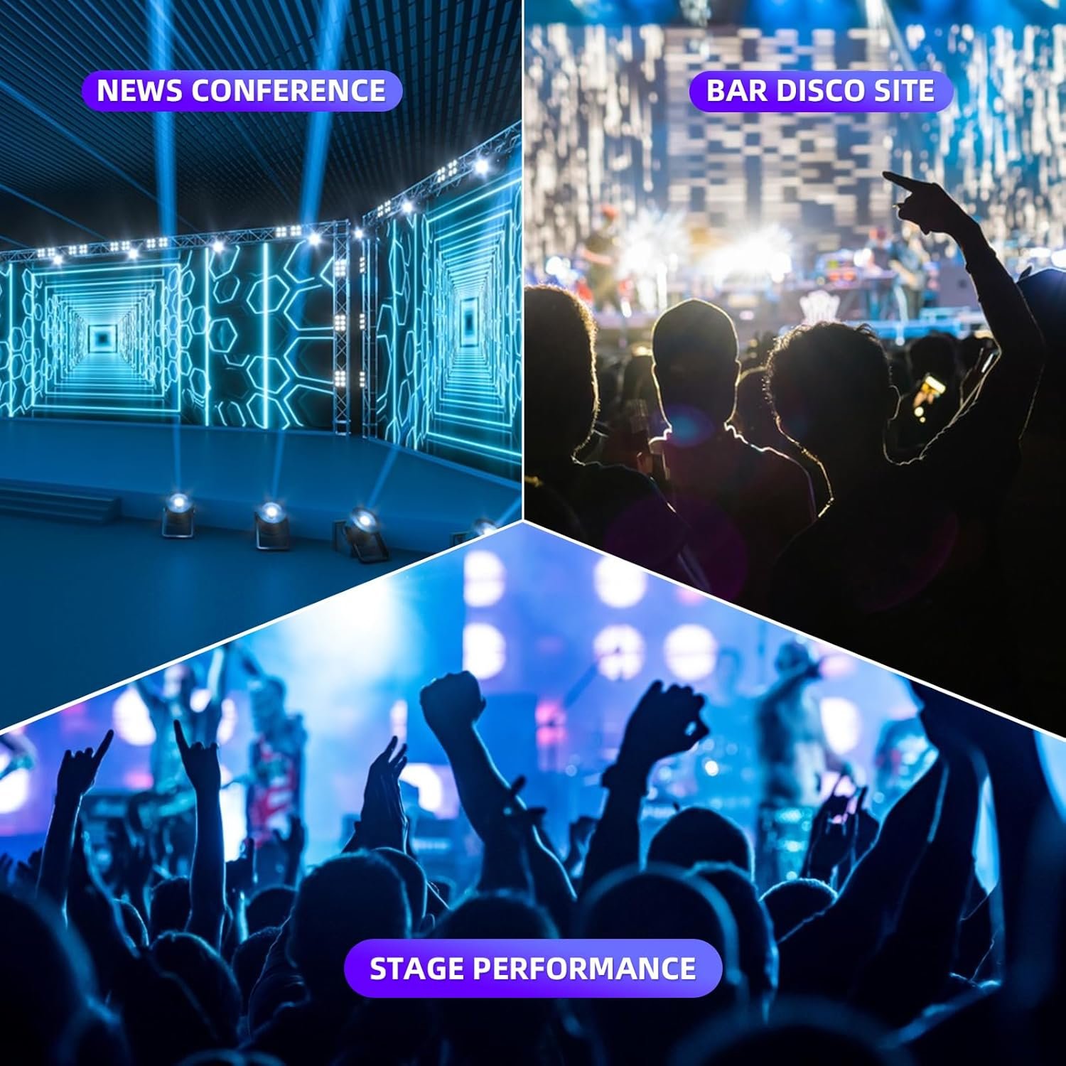 DJ Lights Stand 41-95 Inch, Heavy Duty DJ Stand 1 Pack, Portable Par Can Tripod Stage Light Stand Adjustable Height, DJ Lighting T Bar Suitable for Stages, Bar, Banquet, Party - Image 9