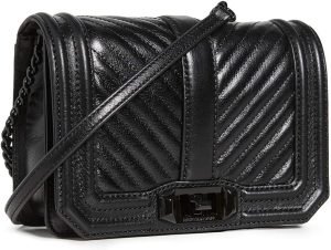 Rebecca Minkoff Women’s Chevron Quilted Love Crossbody Bag