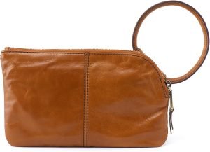 HOBO Sable Leather Wristlet Clutch for Women