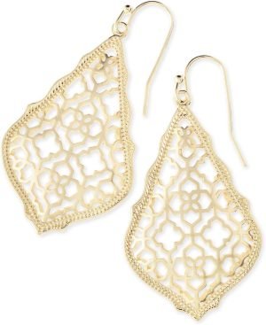 Kendra Scott Addie Drop Earrings for Women in Filigree, Fashion Jewelry