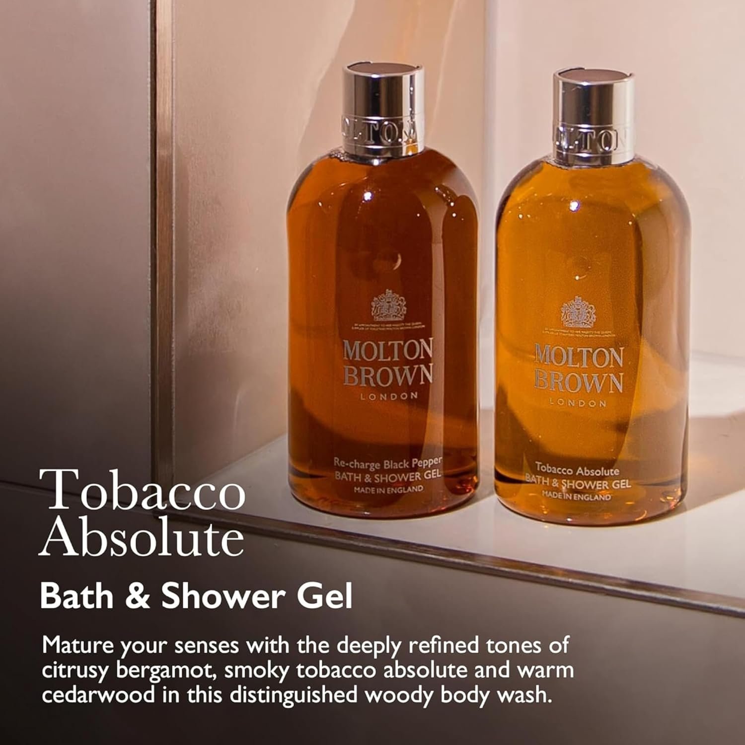 Molton Brown Tobacco Absolute Bath & Shower Gel 10 fl. oz. - Image 2