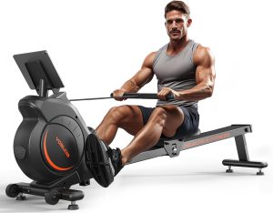 YOSUDA Magnetic/Water Rowing Machine for Home – Rower Machine Use with Bluetooth, Ap...