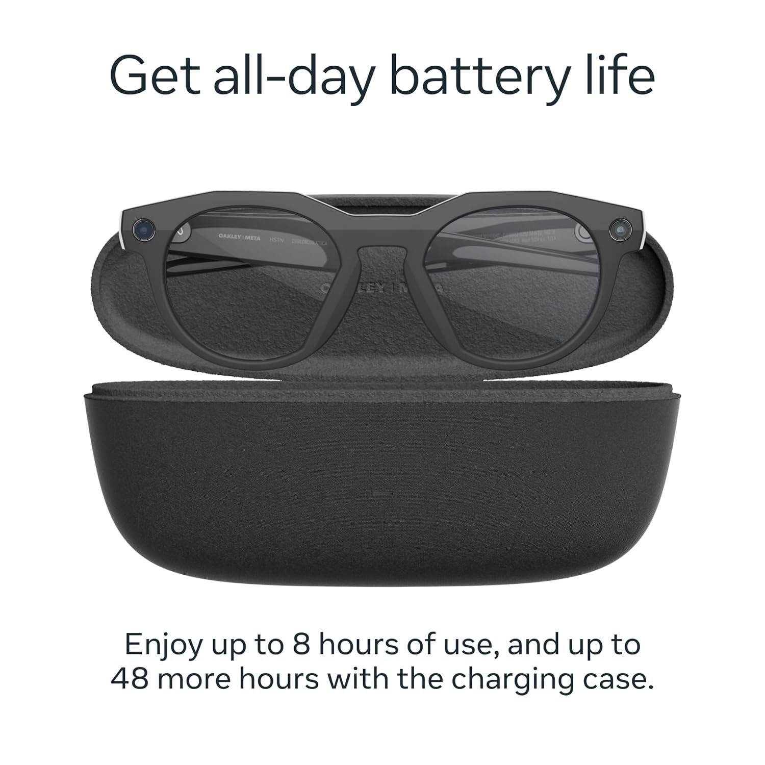 Meta Oakley HSTN, Warm Grey | Smart AI Glasses for Men, Women — Performance for Sports, Athletes — Camera, Audio, Video — 8 Hour Battery — 3K HD Resolution — Prizm™ Polarized Transitions® Lenses - Image 7