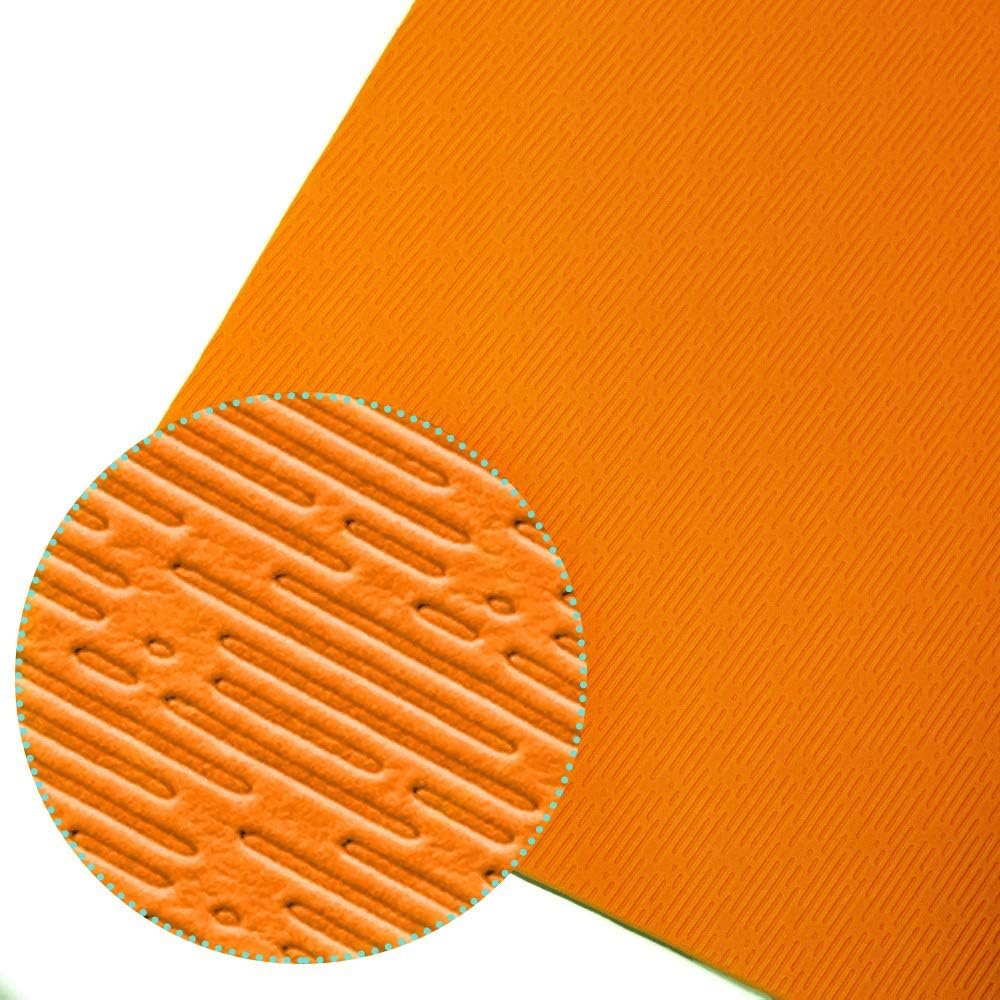 Hatha Yoga Extra Thick TPE Yoga Mat - 72"x 32" Thickness 1/2 Inch -Eco Friendly SGS Certified - With High Density Anti-Tear Exercise Bolster For Home Gym Travel & Floor Outside - Image 7