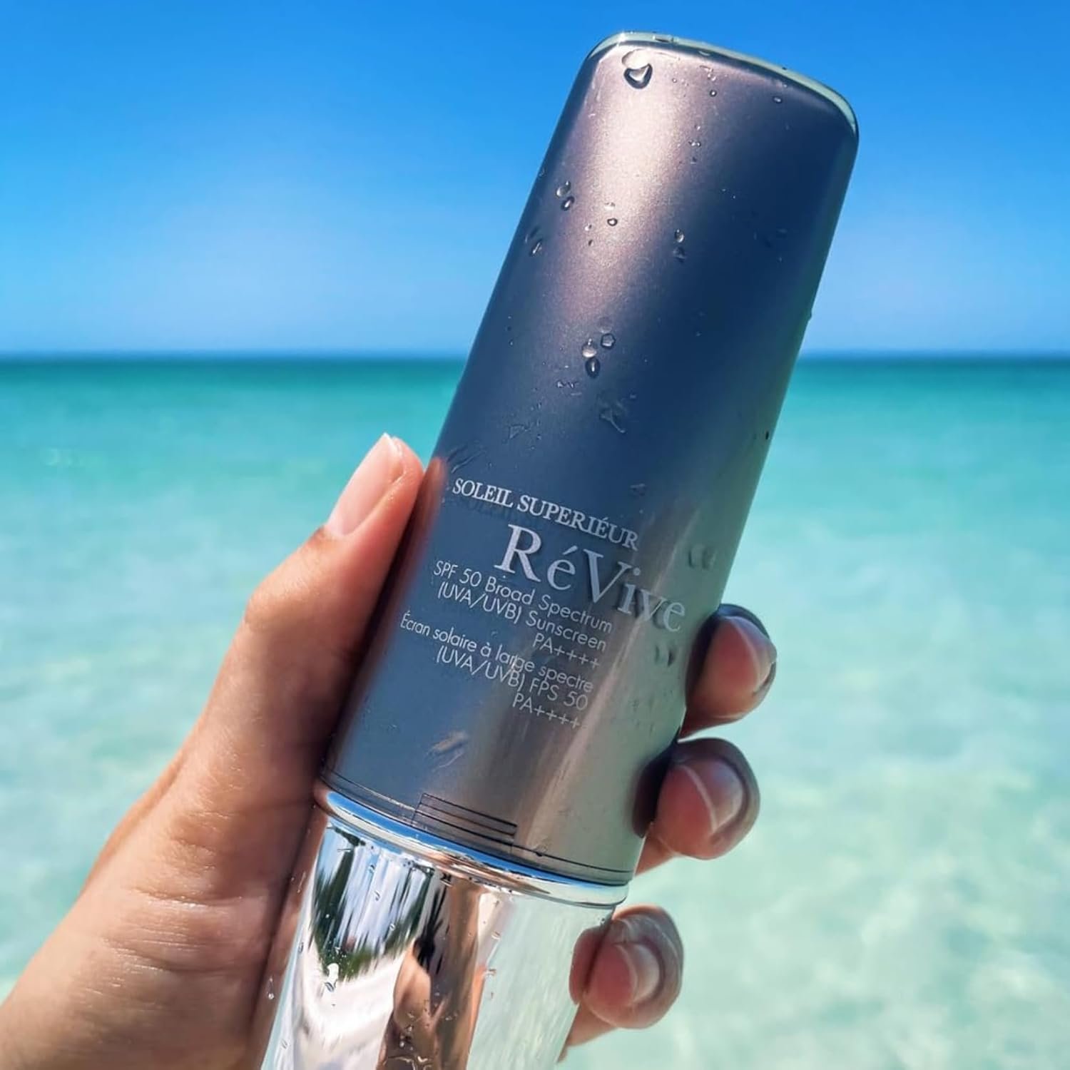 RéVive Soleil Superiéur Face Sunscreen - Broad Spectrum SPF 50 Sunscreen - Ultra-Transparent & Anti Aging Sun Care to Help Improve Skin Barrier Repair & Protect Against UVA/UVB Rays (1.7 oz) - Image 5