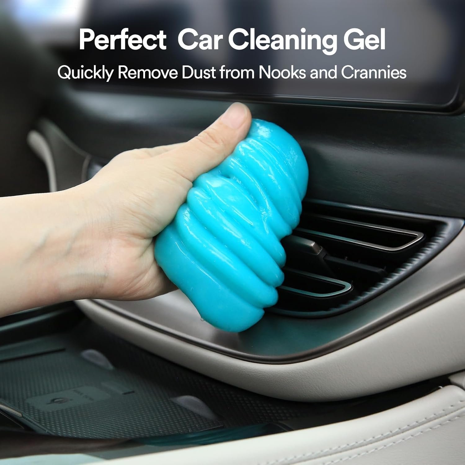 PULIDIKI Car Cleaning Gel Clean Putty Car Interior Cleaner Slime Auto Detail Tools Kit Supplies Car Accessories Christmas Stocking Stuffers Gifts for Men Women White Elephant Gifts Adults Teens - Image 2