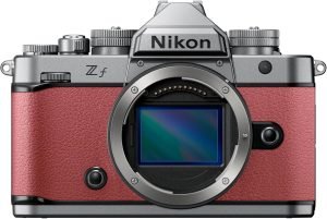 Nikon Zf Mirrorless Camera with 24.5MP Full Frame Sensor 4K UHD 30FPS Vari Angle Touchscreen OLED Viewfinder Dual Card Slot (Silver and Mauve Pink)