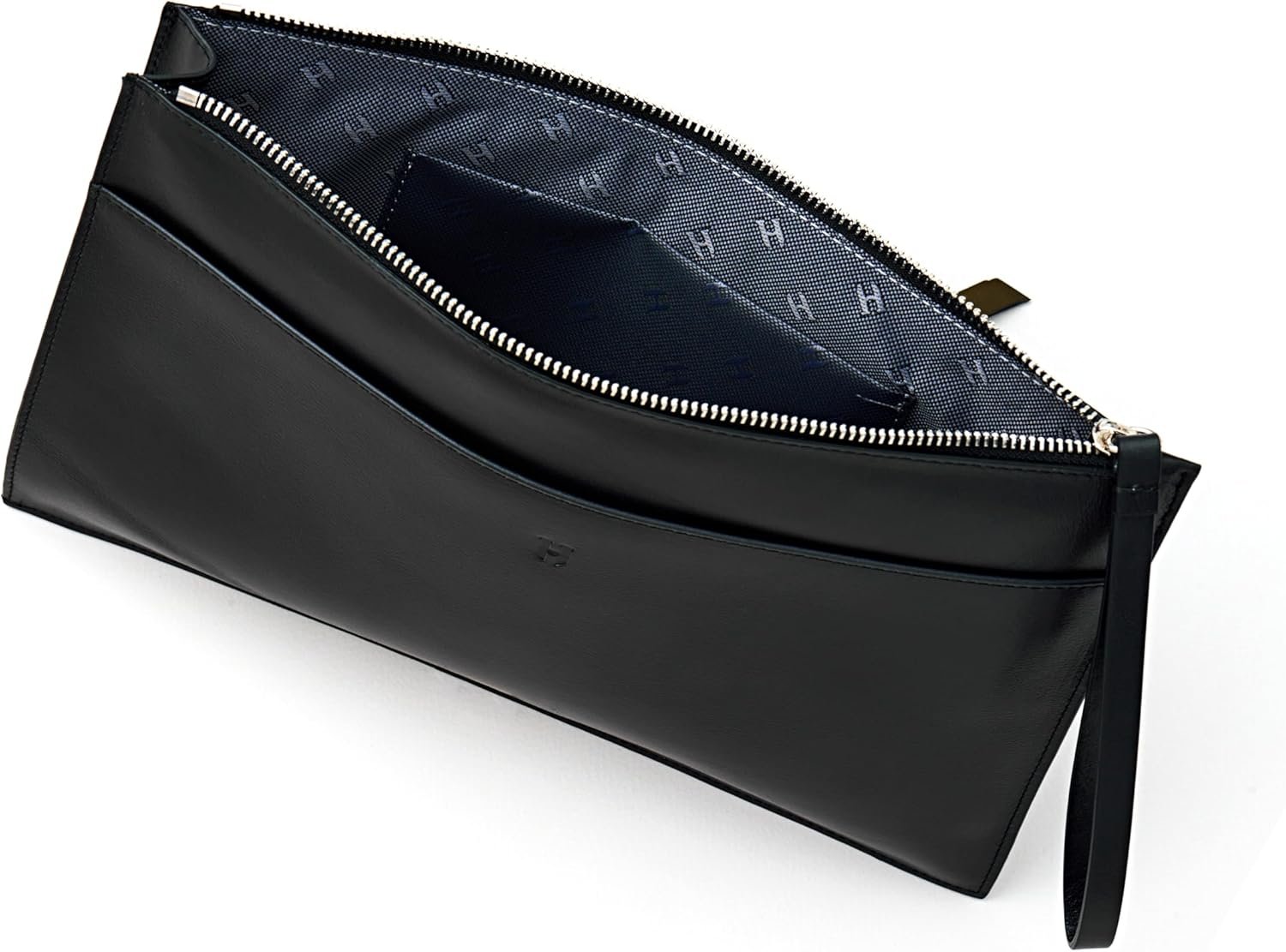 Wristlet for Women and Men, Full-Grain Leather Clutch with Zip Closure & RFID Blocking - Image 4
