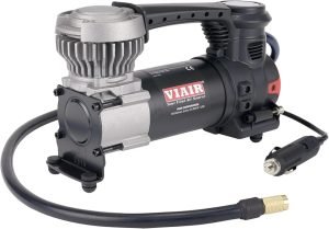 VIAIR 85P – 00085 Tire Inflator Portable Air Compressor for Car, Truck & SUV 12V On/Offroad Tire Pump Air Compressor Portable Heavy Duty 60 PSI, Cigarette Plug, Twist Chuck