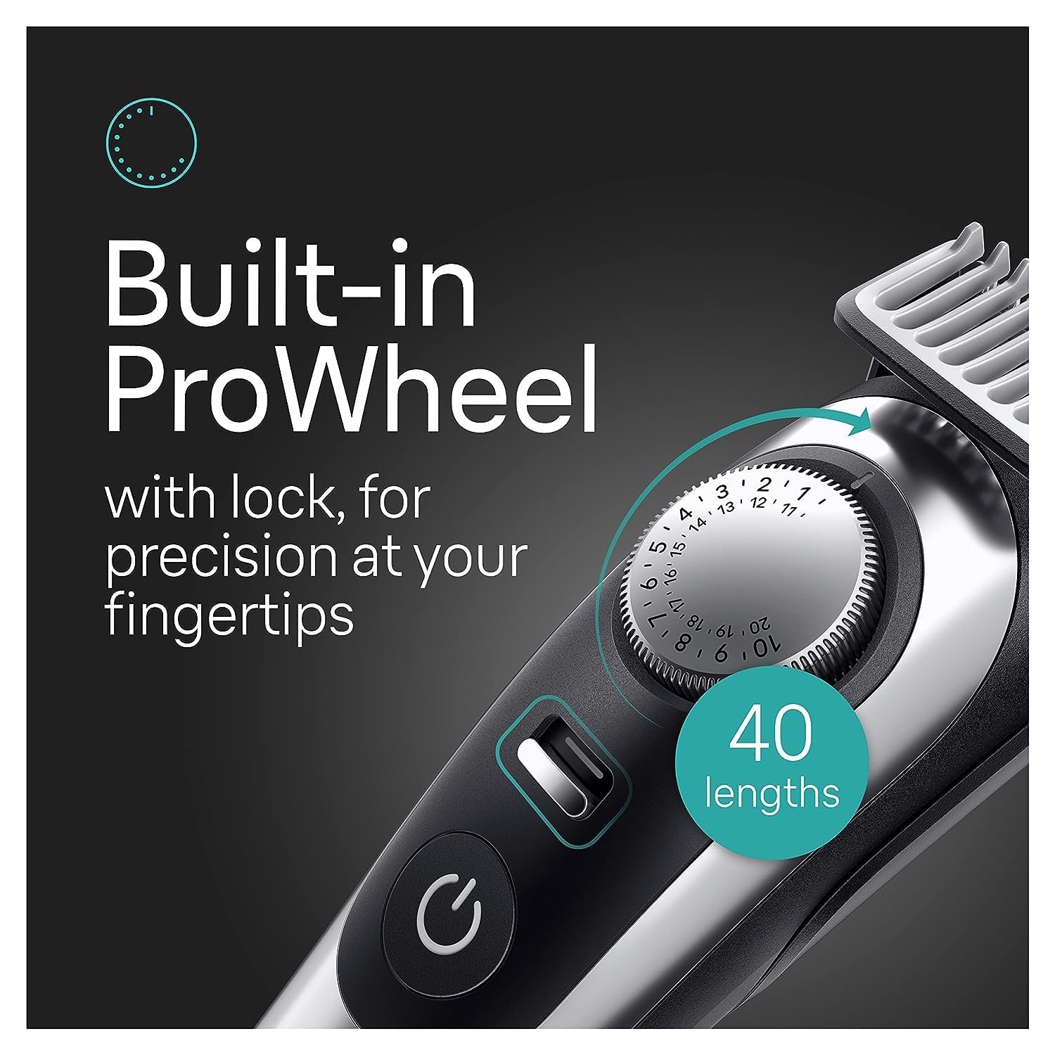 Braun All-in-One Men's Shaving Kit Series 9 9440, 13-in-1 Beard, Face, Nose, Ear Trimmer, Hair Clippers, Body Groomer and Manscaping - Image 6