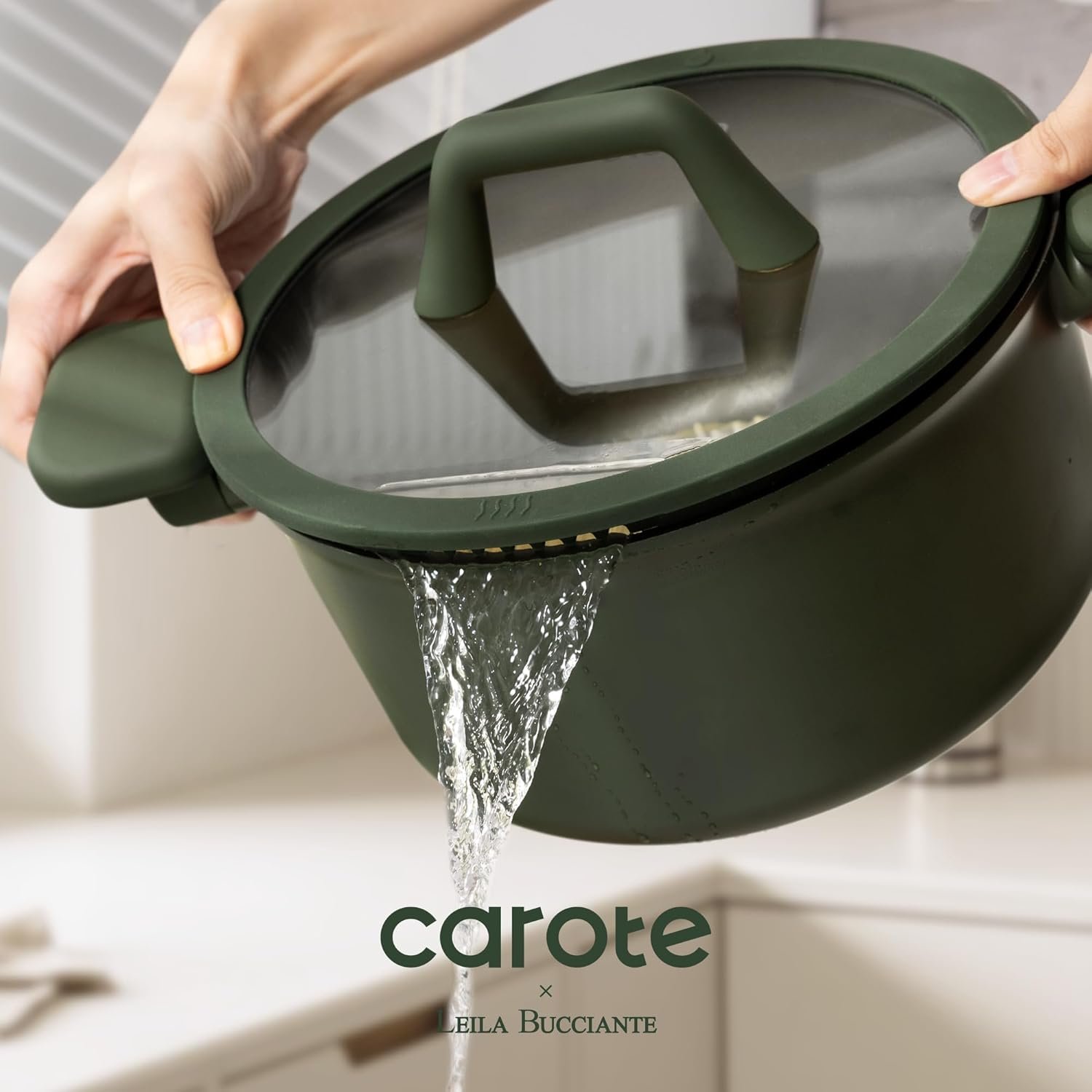 CAROTE 31PCS Pots and Pans Set, Nonstick Cookware Set Kitchen Non Stick Induction Cookware Non-toxic Granite Cooking set - Image 2