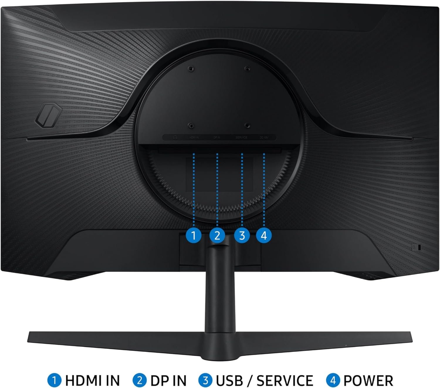 SAMSUNG 32" Odyssey G55C Series QHD 1000R Curved Gaming Monitor, 1ms(MPRT), HDR10, 165Hz, AMD Radeon FreeSync, Eye Care, Glare Free, Sharp Resolution LS32CG550ENXZA - Image 6