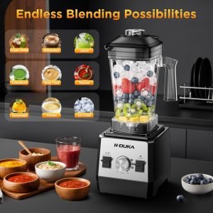 Smoothie Blender, 1400 Watt Powerful Blender for Smoothies, 64oz Capacity Countertop Blend...