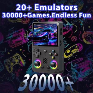 2025 New Retro Handheld Game Console, 30+ Emulator Portable Video Game Console, 20,000+ Classic Games, 4.0-inch IPS Screen, Retro Game Console Gift for Adults and Kids