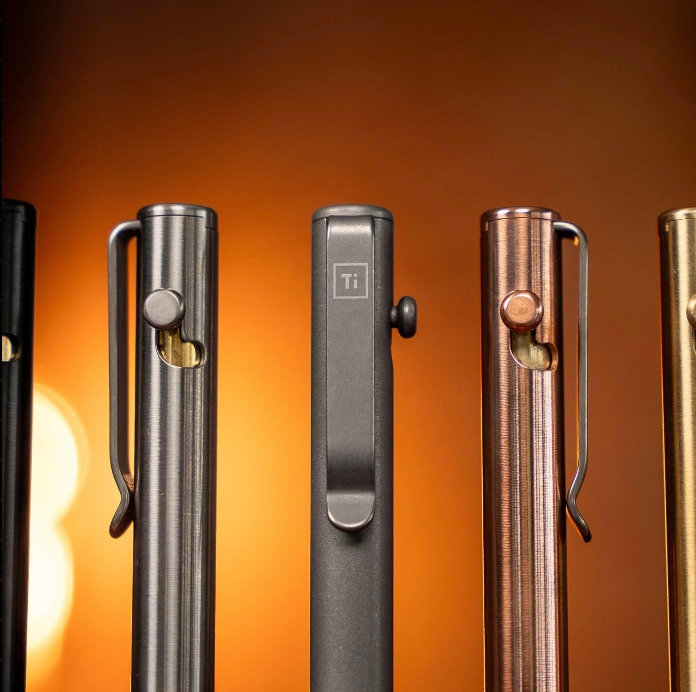 BIG IDEA DESIGN Base Line Bolt Action Pen (Titanium DLC Black) - Image 3