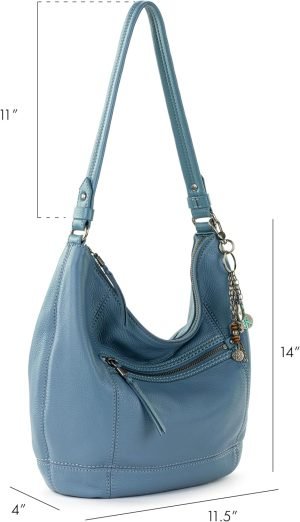 The Sak Sequoia Hobo Bag – Premium Large Leather Women’s Handbag for Everyday & Travel – Durable Purse With Zipper Pocket