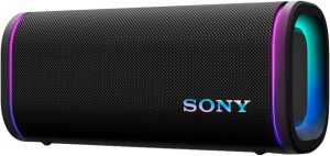 Sony ULT Field 5 Wireless Portable Bluetooth Speaker, IP67 Waterproof, Dustproof, and Rustproof with Enhanced Bass, 25 Hour Battery, 360° Party Light, and Shoulder Strap (SRSULT50B), Black